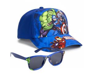 CERDÁ LIFE'S LITTLE MOMENTS | Set Gorra y Gafas de Sol Avengers para Niños y Niñas - Gafas y Gorra Avengers Estilo Moderno y Resistente