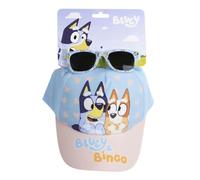 ARTESANÍA CERDÁ Set Gorra y Gafas de Sol Bluey para niños y niñas - Moderno y resistente
