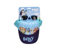 Set gorra y gafas de sol Bluey para niños y niñas - Set gorra y gafas de sol con licencia oficial para verano, playa y uso diario