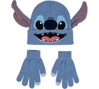CERDÁ LIFE'S LITTLE MOMENTS Set Gorro y Guantes Stitch Suaves y Licencia Oficial-Ropa térmica Infantil Conjunto 2 Piezas, Standard Unisex niños
