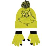 CERDÁ LIFE'S LITTLE MOMENTS Set Gorro y Guantes The Grinch Suaves y Licencia Oficial-Ropa térmica Infantil Conjunto 2 Piezas, Standard Unisex niños