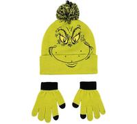 CERDÁ LIFE'S LITTLE MOMENTS Set Gorro y Guantes The Grinch Suaves y Licencia Oficial-Ropa térmica Infantil Conjunto 2 Piezas, Standard Unisex niños