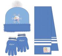 CERDÁ LIFE'S LITTLE MOMENTS Set Infantil Gorro, Guantes y Bufanda Frozen Invierno-Conjunto térmico, 3 Piezas, Standard (Pack de 3) Unisex niños
