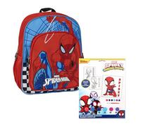 CERDÁ LIFE'S LITTLE MOMENTS Set Infantil Mochila Escolar de Spiderman-31 x 12 x 38 cm & Set Papelería Spidey