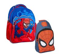 CERDÁ LIFE'S LITTLE MOMENTS Set Infantil Mochila Escolar Mediana-32.0x42.0x20.0 cm & Mochila Bandolera de Spiderman-13x23x7cm
