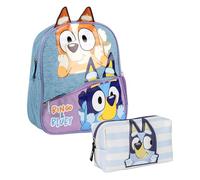CERDÁ LIFE'S LITTLE MOMENTS Set Infantil Mochila infantil escolar Bluey+Neceser aseo viaje bluey