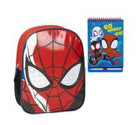 CERDÁ LIFE'S LITTLE MOMENTS Set Infantil Mochila Infantil Personaje Aplicaciones Spiderman & Set Papelería Spidey scratch book