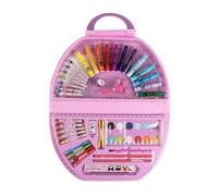 CERDÁ LIFE'S LITTLE MOMENTS Set Papelería Coloreable Hello Kitty 50 Piezas Rotuladores y Pegatinas | Kit Creativo Hello Kitty Infantil para Pintar, Decorar y Organizar Material Escolar