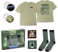CERDÁ Life'S Little Moments - Set Regalo - Camiseta Masters of The Universe, Unisex Adulto, Talla L - Manga Corta - Color Verde Caqui, Estampado Espalda- Estilo Cómic, Cuello Redondo, Regalo Fans