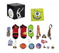 CERDÁ LIFE'S LITTLE MOMENTS Set Regalo Coleccionista Pixar Unisex Talla Única - Collector Box con Accesorios Surtidos (Calcetines, Lanyard, Pins, Espejo, Antifaz y Más), Licencia Oficial