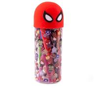 CERDÁ Life'S Little Moments Spiderman - Estuche Infantil con Tapa de Punto 3D Relleno de lápices para Escuela, Arte y Viajes