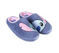 CERDÁ LIFE'S LITTLE MOMENTS Stitch - Pantuflas de invierno para mujer, suela antideslizante y suela acolchada