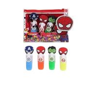 CERDÁ LIFE'S LITTLE MOMENTS Subrayadores Avengers - Set de subrayadores Escolares con diseño de superhéroes, Ideal para niños, Adolescentes y Fans del Universo Marvel