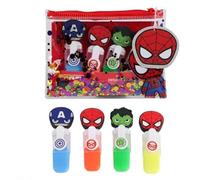 CERDÁ LIFE'S LITTLE MOMENTS Subrayadores Avengers - Set de subrayadores Escolares con diseño de superhéroes, Ideal para niños, Adolescentes y Fans del Universo Marvel