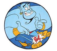 CERDÁ LIFE'S LITTLE MOMENTS 2200003997 Toalla Redonda Princess Jasmin, Azul, 130x130cm