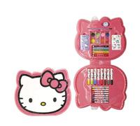 CERDÁ LIFE'S LITTLE MOMENTS Valigetta Creativa Hello Kitty per Bambina 3+ Anni, Set Artistico Portatile per Colorare e Disegnare, con Pennarelli, Matite, Tempere, Idea Regalo Creativo