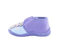 CERDÁ LIFE'S LITTLE MOMENTS, Zapatillas Casa Niña Velcro Divertidas Forma de Bota de Elsa Frozen con Interior 100% Algodon y Suela Antideslizante, Lila, 28 EU