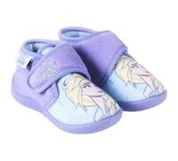 CERDÁ LIFE'S LITTLE MOMENTS, Zapatillas Casa Niña Velcro Divertidas Forma de Bota de Elsa Frozen con Interior 100% Algodon y Suela Antideslizante, Lila, 26 EU