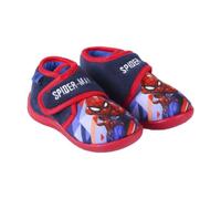 CERDÁ LIFE'S LITTLE MOMENTS - Zapatillas Casa Niño Velcro Divertidas Forma de Bota de Spiderman con Interior 100% Algodon y Suela Antideslizante - Licencia Oficial Marvel