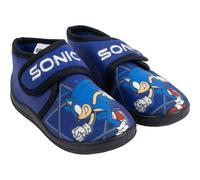 CERDÁ LIFE'S LITTLE MOMENTS | Zapatillas de Casa Media Bota Sonic - Cómodas y Antideslizantes - Diseño Divertido y Rápido para Fans del Erizo Azul