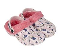 CERDÁ LIFE'S LITTLE MOMENTS | Zapatillas de Casa Zueco Borreguillo Minnie Mouse - Cómodas y Antideslizantes con Forro Suave para Fans de Disney