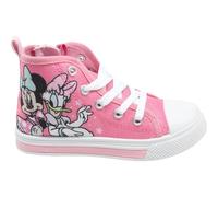 CERDÁ Life'S Little Moments | Zapatillas Minnie Loneta Altas Luces - Zapatillas Luces Minnie 2-8 Años Antideslizante, Diseño Moderno y Cómodo