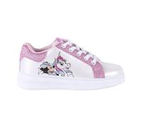 CERDÁ LIFE'S LITTLE MOMENTS Blancas, Zapatillas Niña Minnie Mouse | Calzado Deportivo con una Combinación de Estilo, Comodidad y Deportividad Niñas, 32 EU