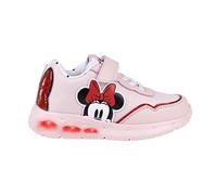 CERDÁ LIFE'S LITTLE MOMENTS - Zapatillas Niña Luces de Minnie Mouse con Velcro para Facilitar su Independencia y Comodidad y Refuerzo en la Puntera - Licencia Oficial Disney