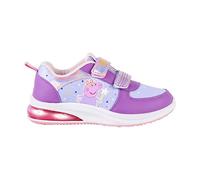 CERDÁ LIFE'S LITTLE MOMENTS, Zapatillas Niña Luces de Peppa Pig con Velcro para Facilitar su Independencia y Comodidad y Refuerzo en la Puntera Unisex niños, Lila, 29 EU