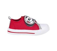 CERDÁ LIFE'S LITTLE MOMENTS, Zapatillas Niño de Mickey Mouse con Velcro para Facilitar su Independencia y Comodidad-Licencia Oficial Disney, Rojo, 27 EU