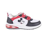 CERDÁ LIFE'S LITTLE MOMENTS, Zapatillas Niño Luces de Mickey Mouse con Velcro para Facilitar su Independencia y Comodidad y Refuerzo en la Puntera Unisex niños, Gris, 30 EU