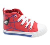 CERDÁ LIFE'S LITTLE MOMENTS | Zapatillas Spiderman de Loneta con Luces - Zapatillas Spiderman 2-8 Años Antideslizante, Diseño Divertido y Cómodo
