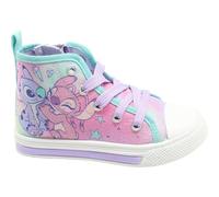 CERDÁ Life's Little Moments - Zapatillas Stitch Loneta altas con luces antideslizantes 2-8 años