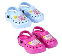 CERDÁ LIFE'S LITTLE MOMENTS - Zuecos de Goma para Niña Estampados con los Personajes de Peppa Pig | Chanclas de Goma con sujección al talón para mayor seguridad - Licencia Oficial Hasbro