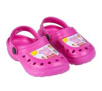 CERDÁ LIFE'S LITTLE MOMENTS, Zuecos Niña Estampados con los Personajes de Peppa Pig | Chanclas de Goma con sujección al talón, Fucsia, 27 EU