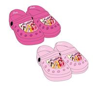 CERDÁ LIFE'S LITTLE MOMENTS, Zuecos Niña Estampados con los Personajes de Princess | Chanclas de Goma con sujección al talón, Fucsia, 31 EU