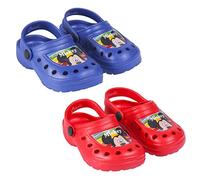 CERDÁ LIFE'S LITTLE MOMENTS, Zuecos Niño Estampados con los Personajes de Mickey | Chanclas de Goma con sujección al talón, Azul, 29 EU