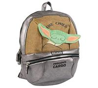 Cerdá Mini Casual Precious Cargo, Mochila Yoda Child The Mandalorian Star Wars 35cm Niños, Multicolor, 35