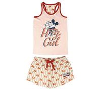 Cerdá Minnie Mouse | Pijama Corto para Niña de 14 Años-Color Rosa Juego Niñas