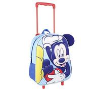 Cerdá, Mochila con Ruedas Infantil 3D de Spiderman-Licencia Oficial Disney Studios Unisex niños, Multicolor, 260X310X100MM
