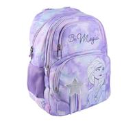 CERDÁ LIFE'S LITTLE MOMENTS, Mochila Frozen 2 con Bolsillo Frontal y Malla Lateral para Niña | Colección Escolar-Licencia Oficial Disney para Niñas, Morado, Estándar