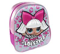 CERDÁ LIFE'S LITTLE MOMENTS Infantil 3D de LOL-Licencia Oficial MGA para Niñas, Azul, Mochila Recomendada 3-6 años, en Edad de Preescolar