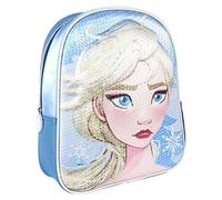 Cerdá, Mochila Infantil Frozen 2 con Lentejuelas 3D de Color Azul-Licencia Oficial Disney Studios Unisex niños, Multicolor, 260X310X100MM