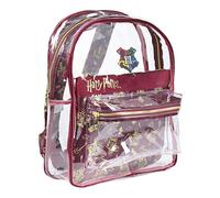 Cerdá - Mochila Transparente de Harry Potter con Compartimento Interior Impreso