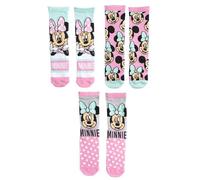 Cerdá - Pack calcetines Minnie - 3 piezas, cómodos y suaves - Licencia oficial Disney - Talla 27/30
