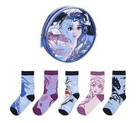 Cerdá - Pack de 5 Calcetines de Algodón de Frozen para Niña con Licencia Oficial Disney