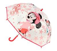 Cerdá - Paraguas Transparente de Minnie - Licencia Oficial Disney