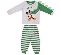 Cerdá - Pijama Largo Niño de Mickey - Licencia Oficial Disney