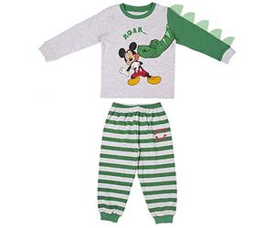 Cerdá - Pijama Largo Niño de Mickey - Licencia Oficial Disney