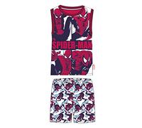 CERDÁ LIFE'S LITTLE MOMENTS Pijama Niño de Spiderman-Camiseta + Pantalon de Algodón Juego, Rojo, 2 años para Niños